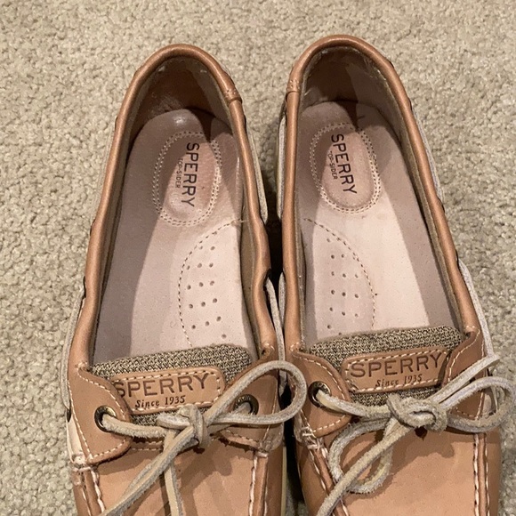 Sperry Angelfish Linen/Oat boat shoe - Picture 3 of 5
